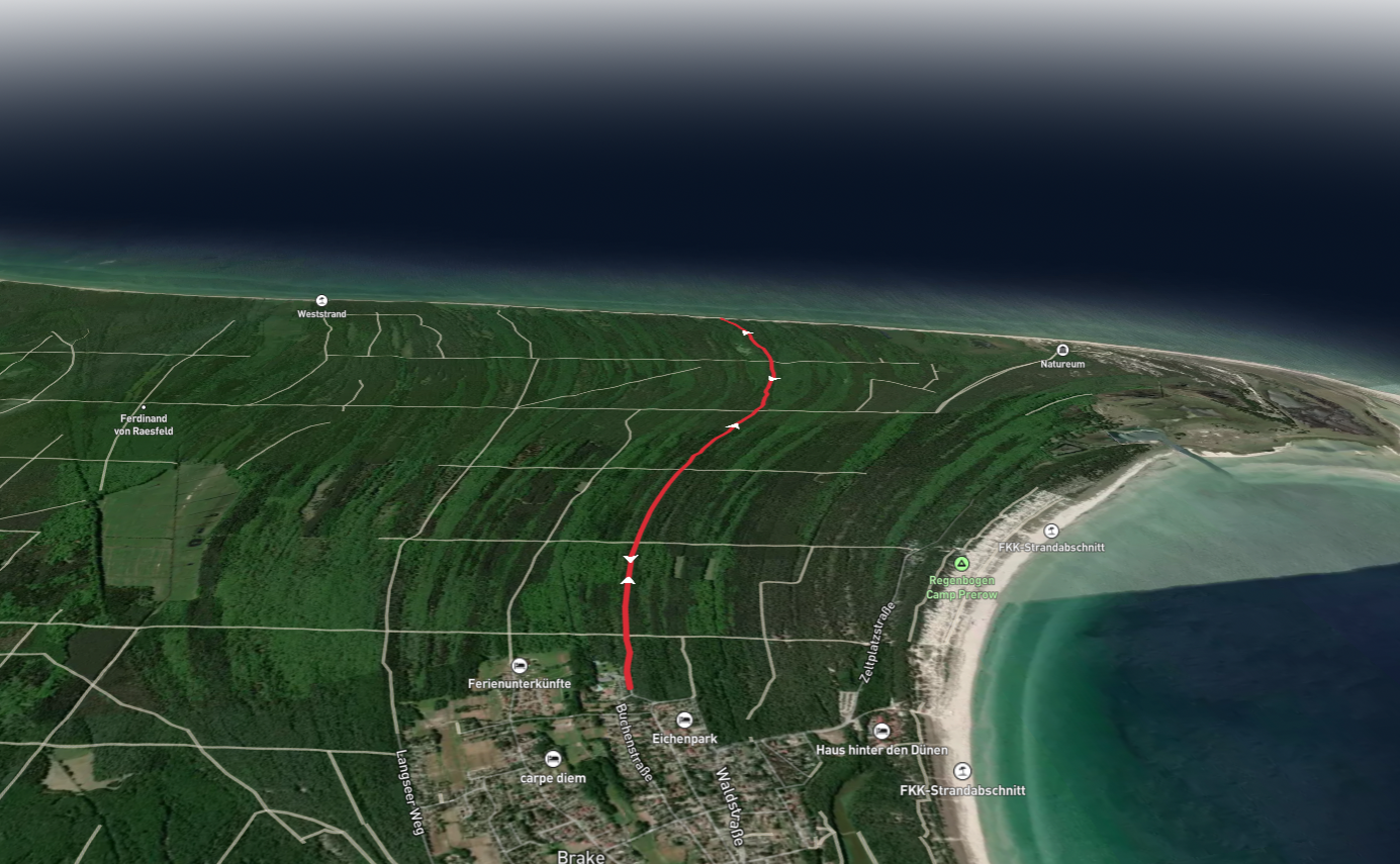 Mittelweg from Buchenstrasse Road