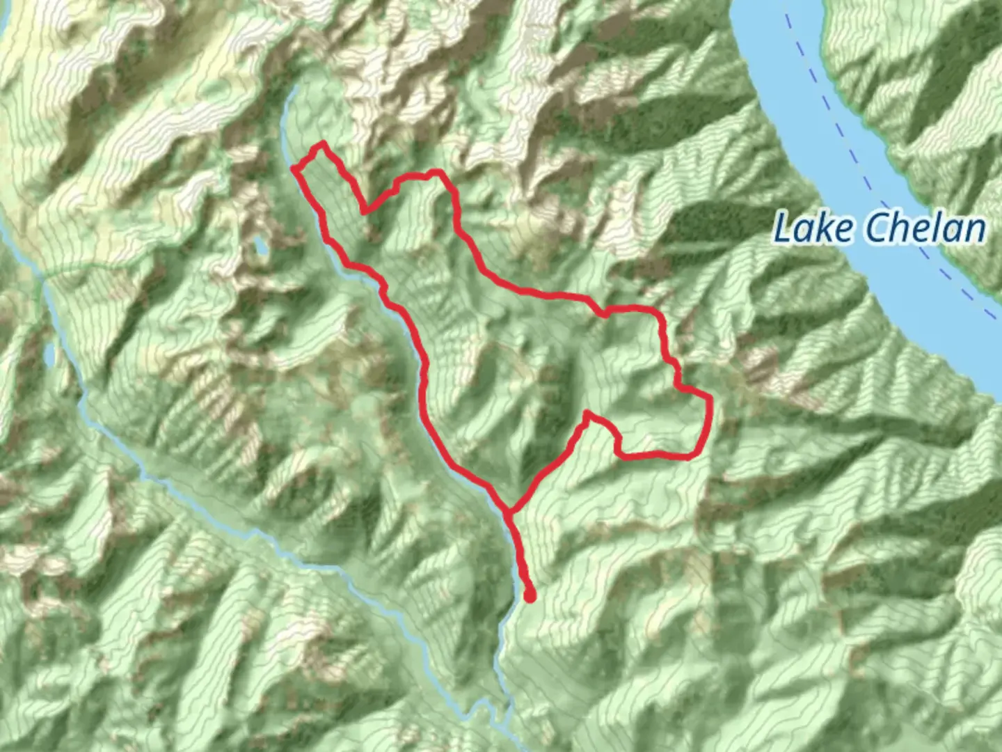 An image depicting the trail North Entiat Loop and its surrounding area.