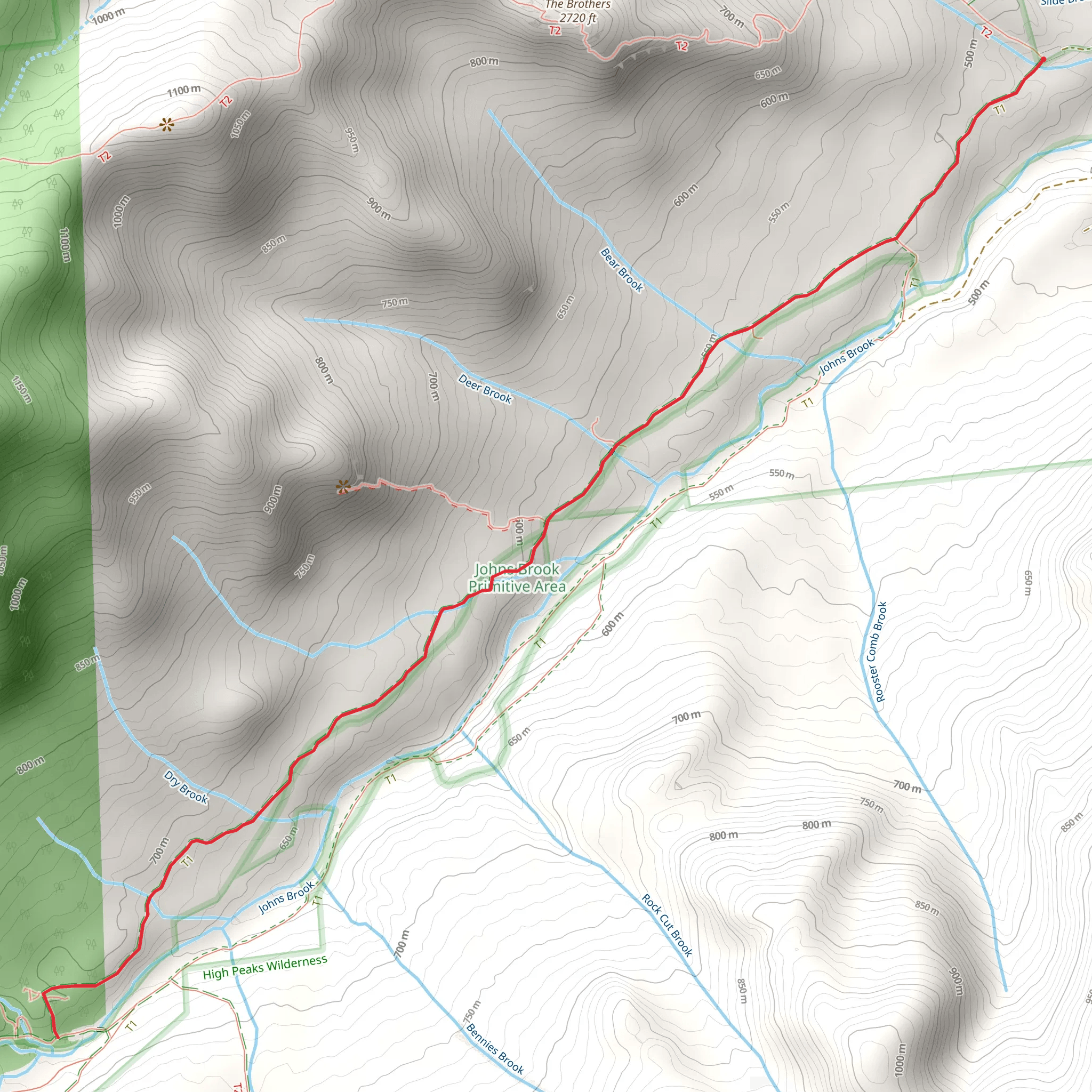 Phelps Trail mobile static map