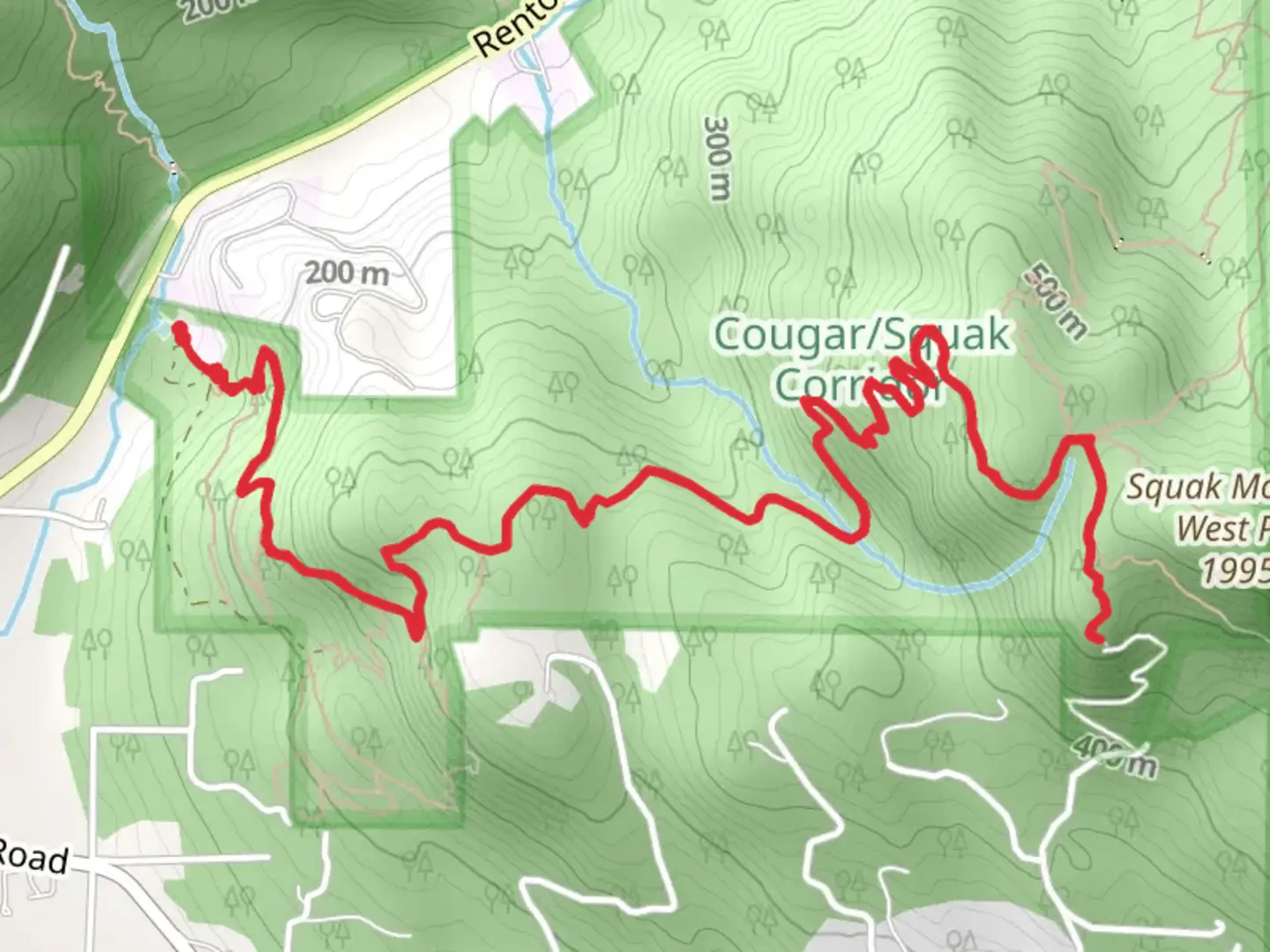 An image depicting the trail Margaret's Way Trail and its surrounding area.