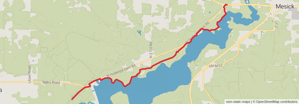 American Perimeter Trail - North Country Primary stage 59 Map