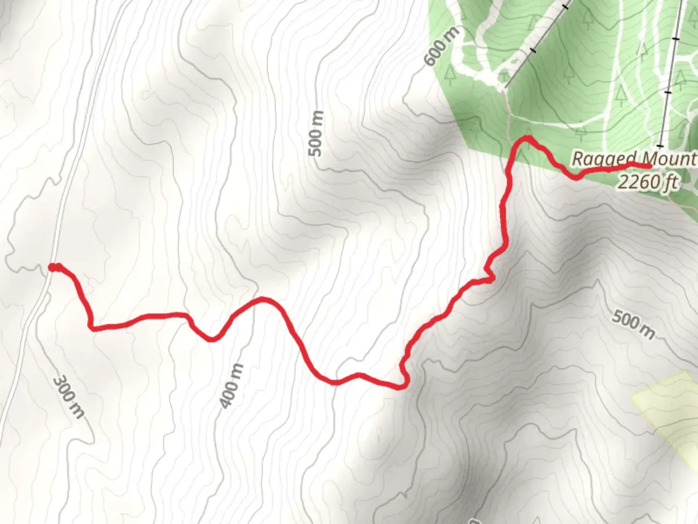 An image depicting the trail Ragged Mountains Trail and its surrounding area.