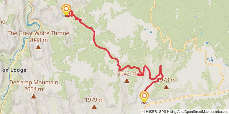 Zion Traverse stage 5 Map