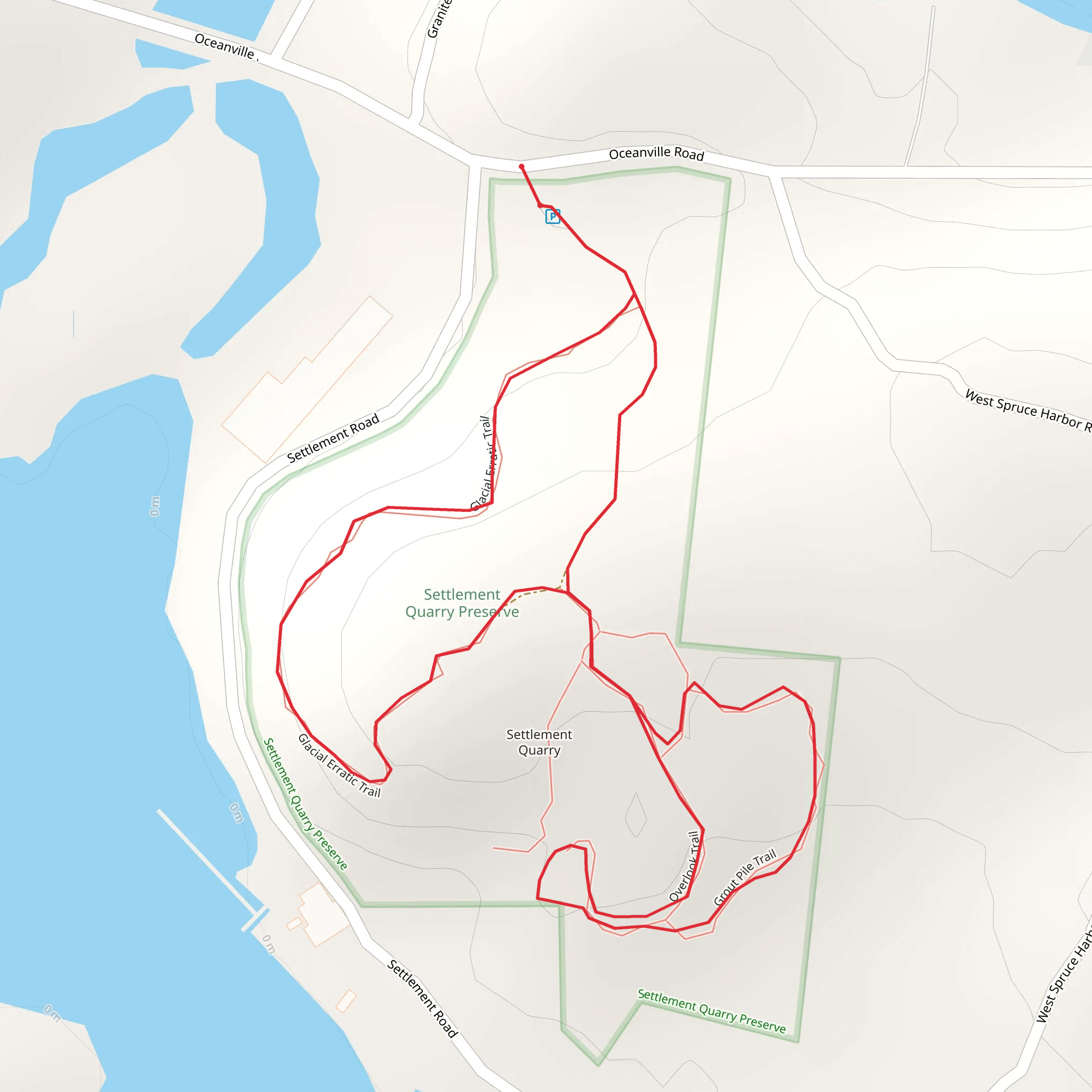 Settlement Road Loop mobile static map
