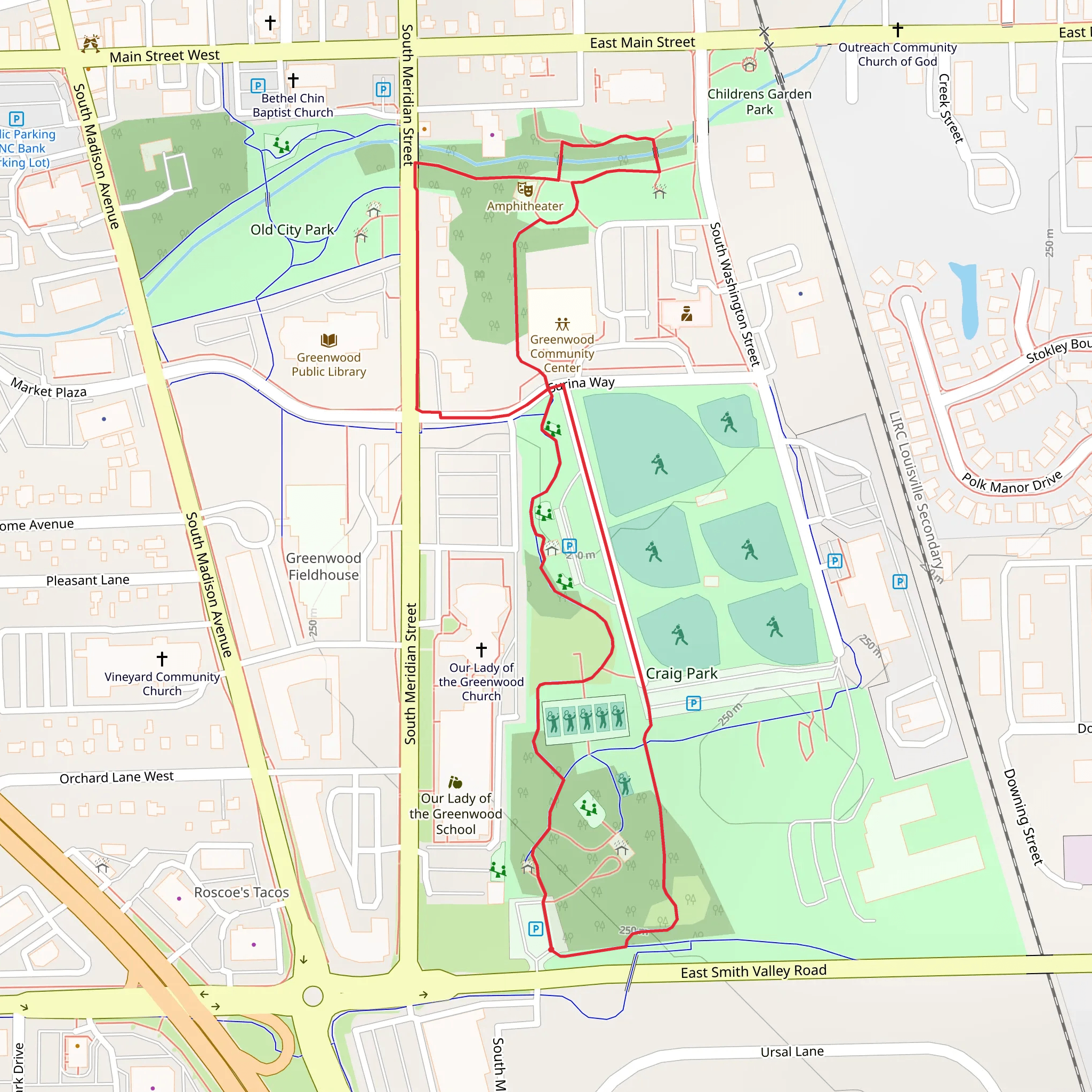 East Smith Valley Road Loop - North mobile static map