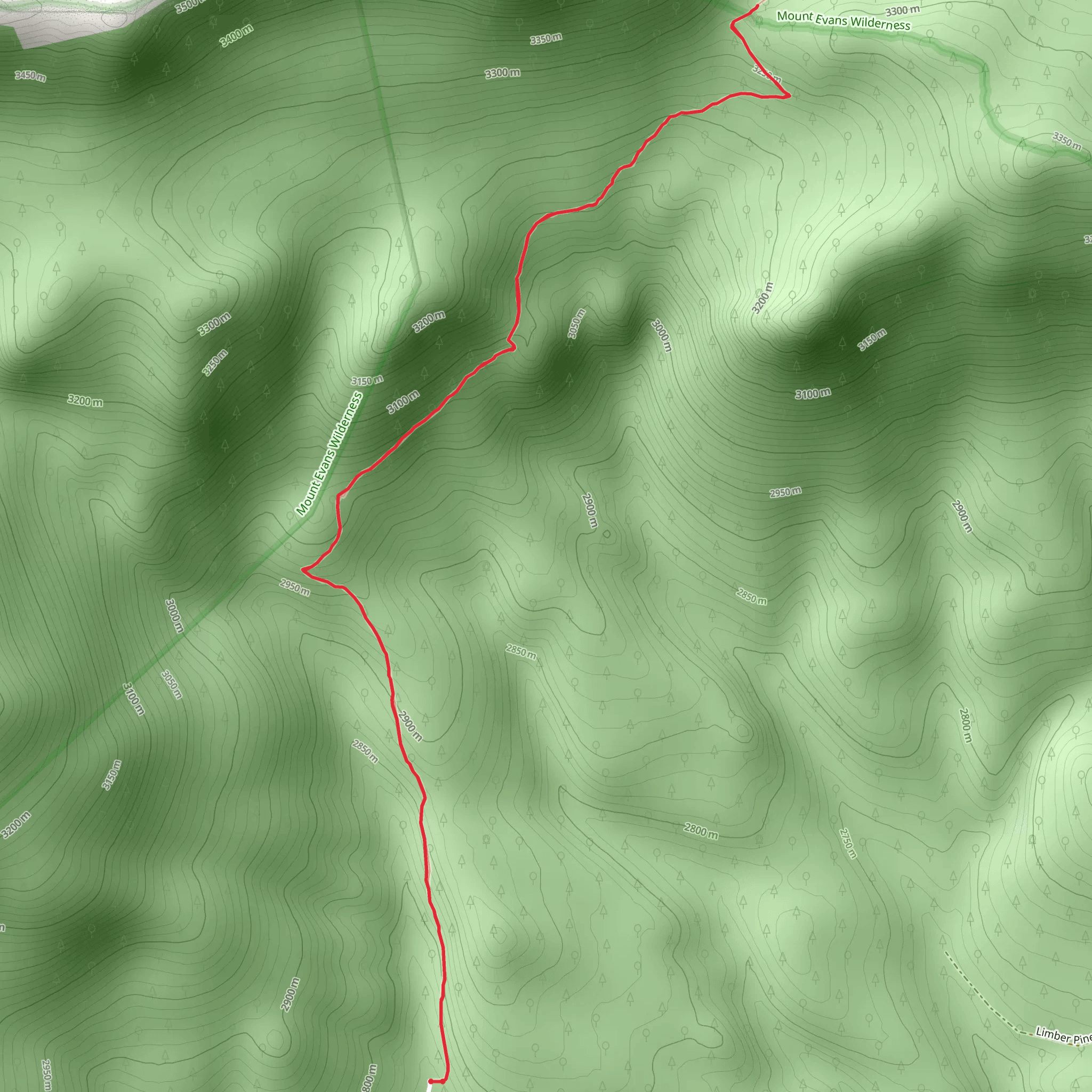 Meridian Trail mobile static map