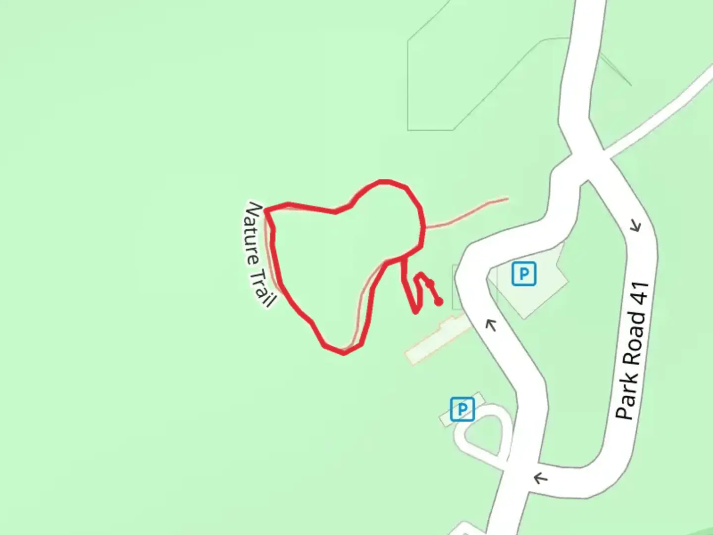 An image depicting the trail Nature Loop Trail and its surrounding area.