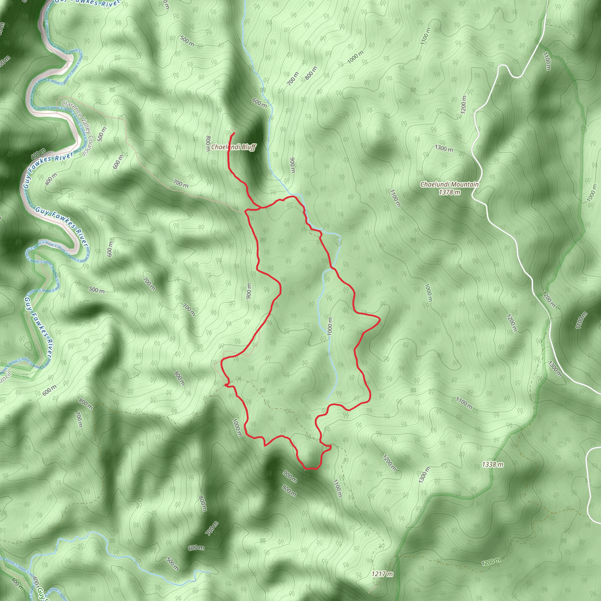 Escarpment Walk mobile static map