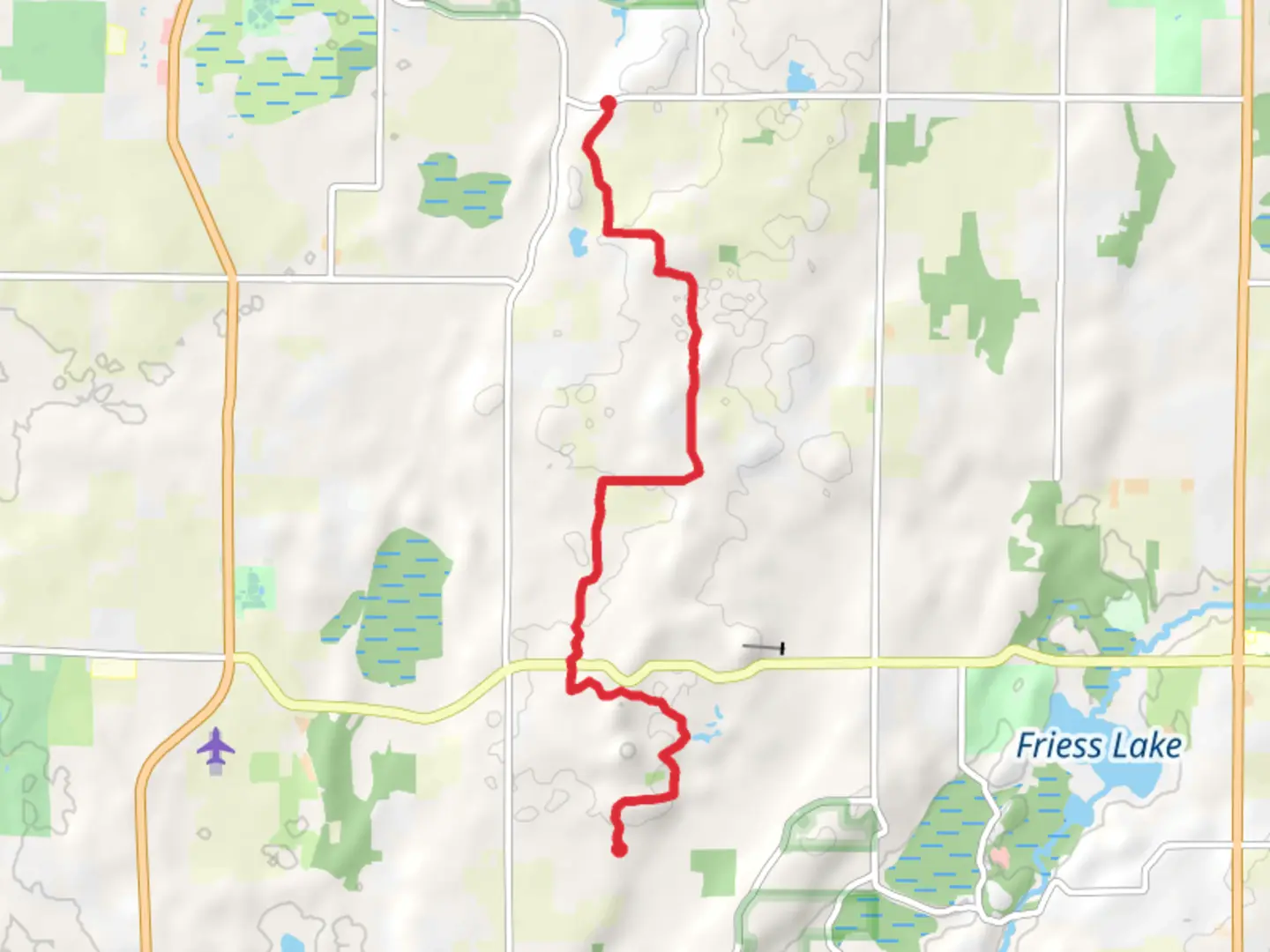 An image depicting the trail Ice Age Trail - Pike Lake and its surrounding area.