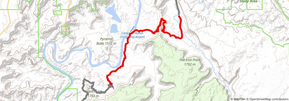 American Discovery Trail South Route stage 291 Map