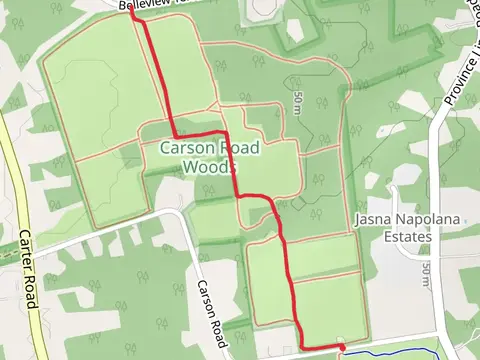 Lawrence Hopewell Trail - Carson Road