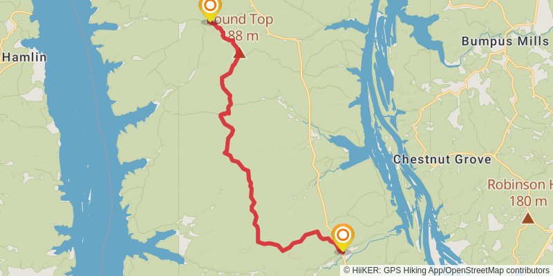 North South Trail stage 5 Map