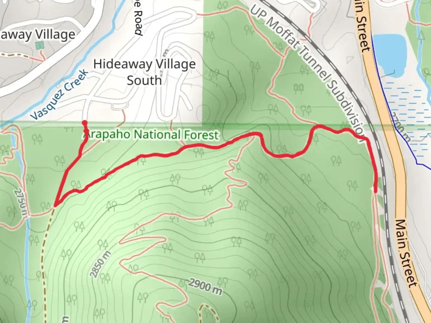 An image depicting the trail Ice Hill Trail and its surrounding area.