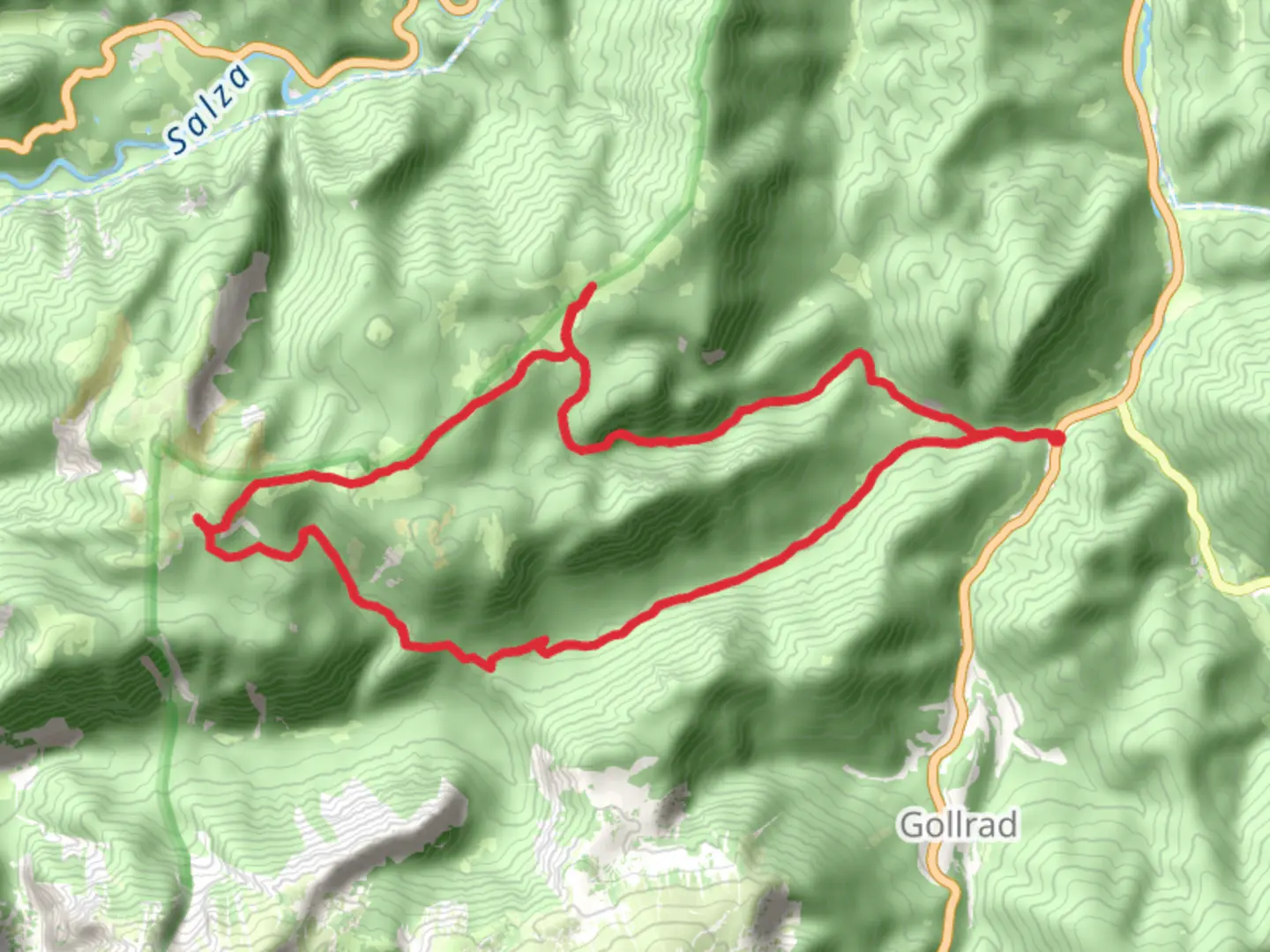An image depicting the trail Zeller Staritzen Loop and its surrounding area.