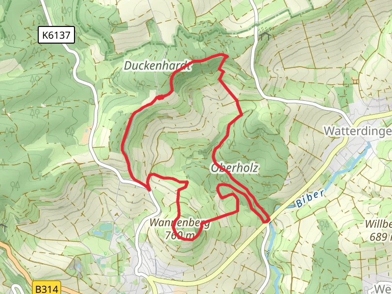 Wannenberg via Alter Postweg