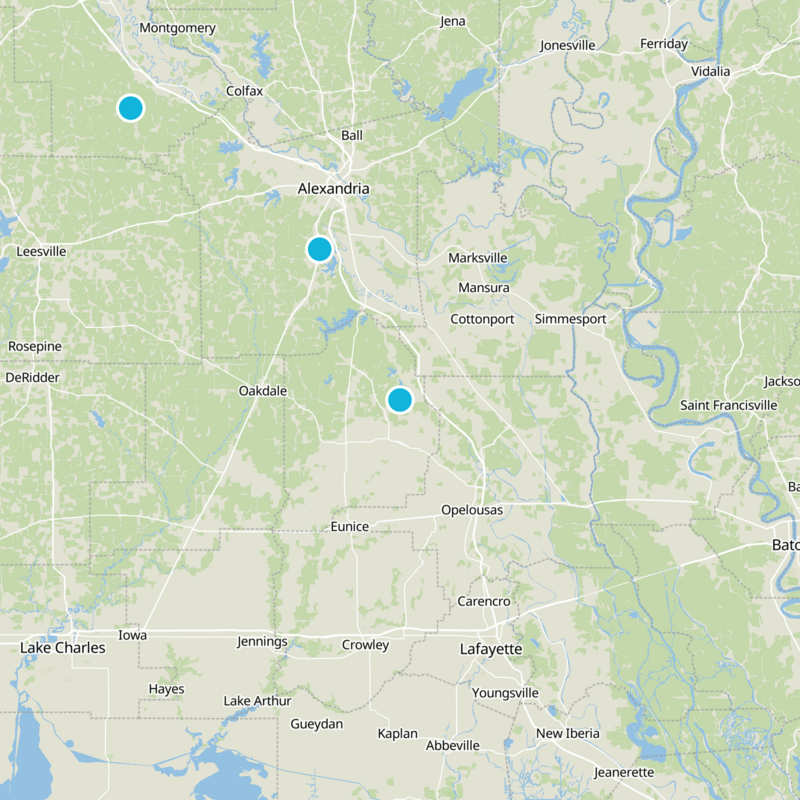 Evangeline Parish Static Map
