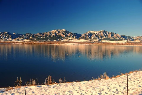 An image depicting the trail Baseline Reservoir - South Boulder Creek Trail and its surrounding area.