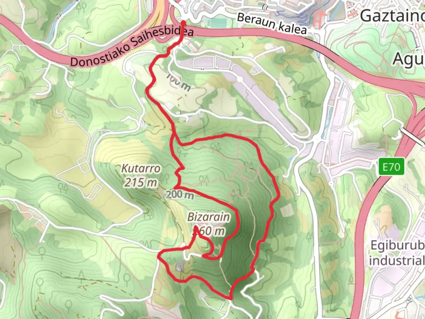 An image depicting the trail Saint Mark SL GI 3 and its surrounding area.