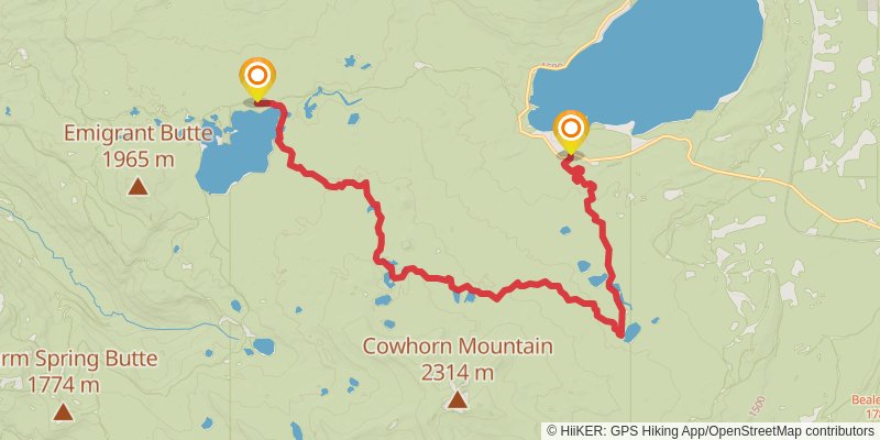 Oregon Timber Trail stage 21 Map