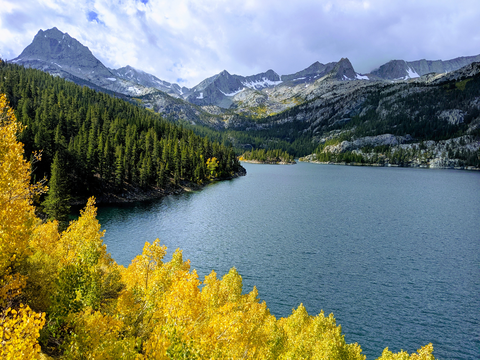 An image depicting the trail Baker Summit Trail via Brown Lake and Green Lake and its surrounding area.