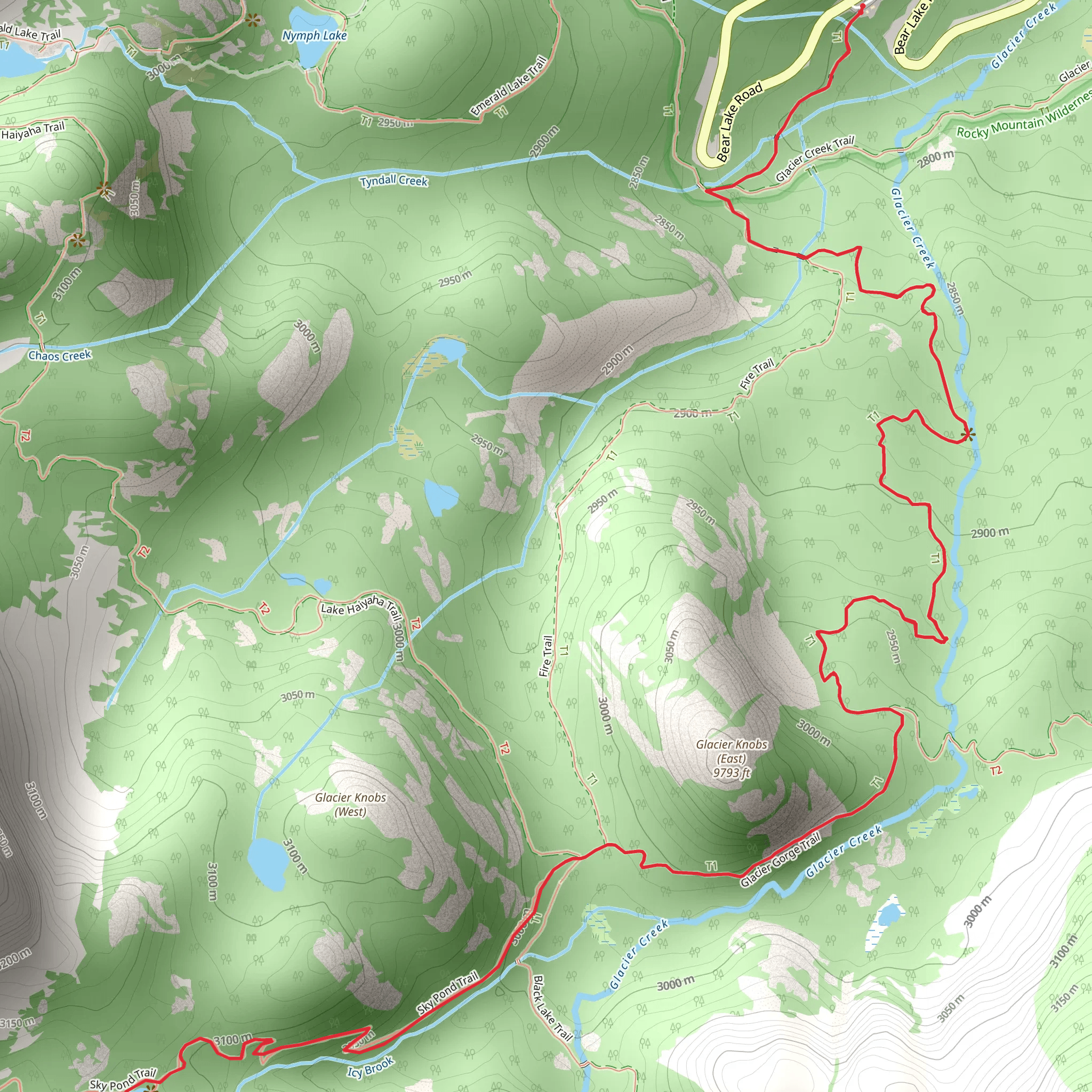 The Loch Trail mobile static map