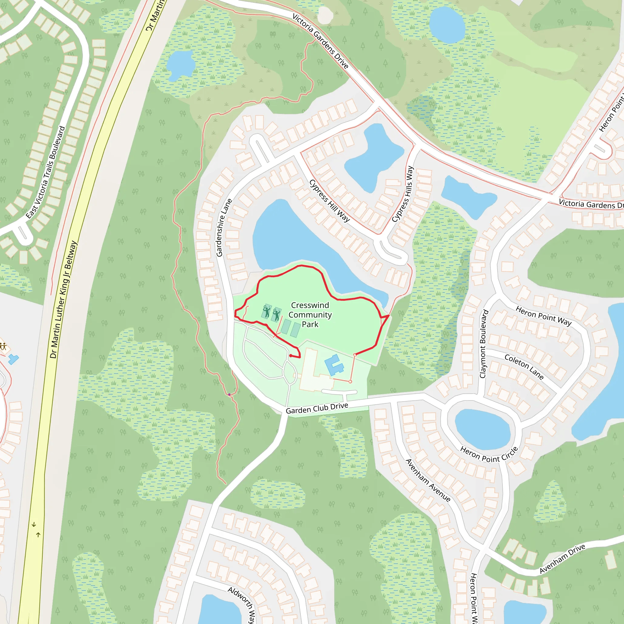 Cresswind Community Park mobile static map
