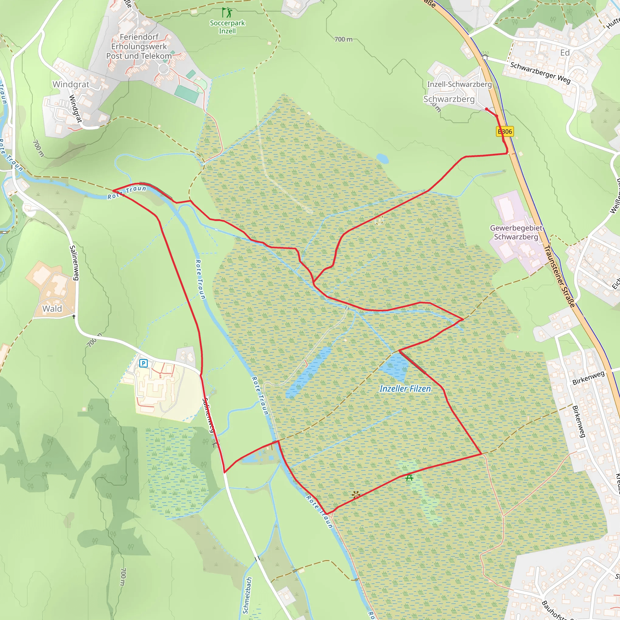 Moor Erlebnis Pfad Loop mobile static map