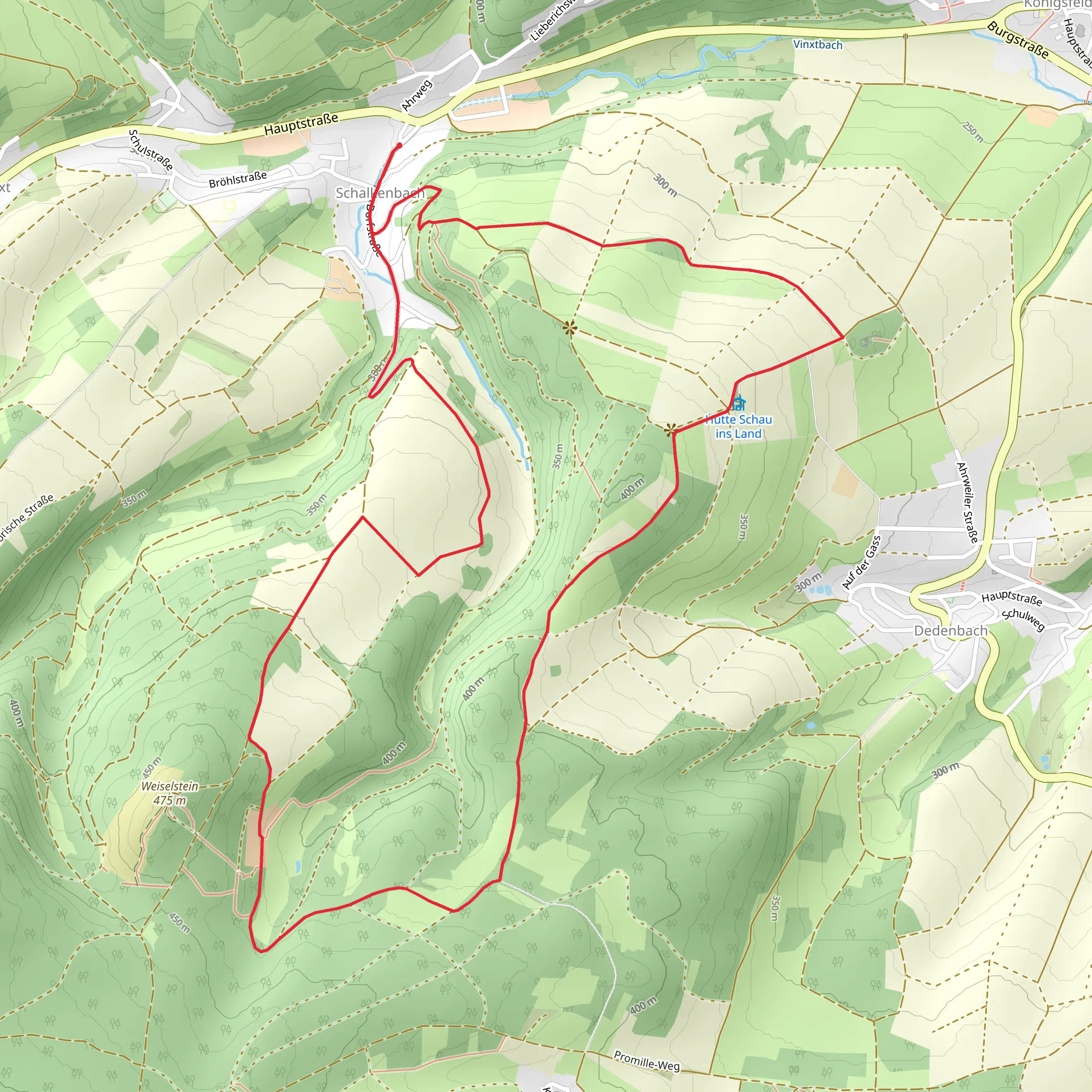 Stucksberg, Burglei and Schirmau Loop mobile static map