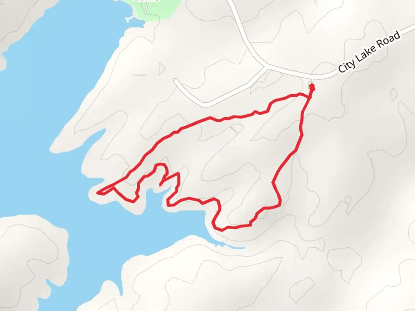 An image depicting the trail Soldier's Beach Loop Trail and its surrounding area.