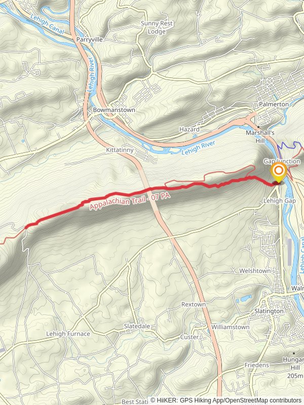 Woodpecker Trail mobile static map
