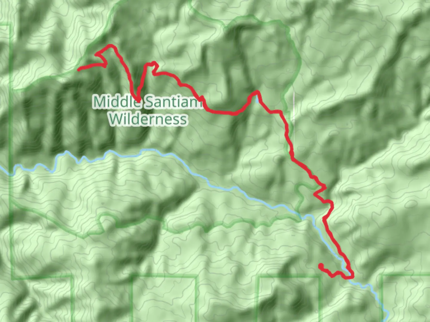 An image depicting the trail Chimney Peak Trail and its surrounding area.