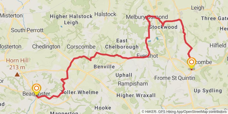 Hardy Way stage 12 Map