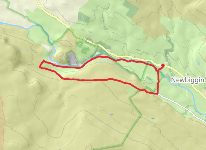 High Force Circular Walk mobile static map