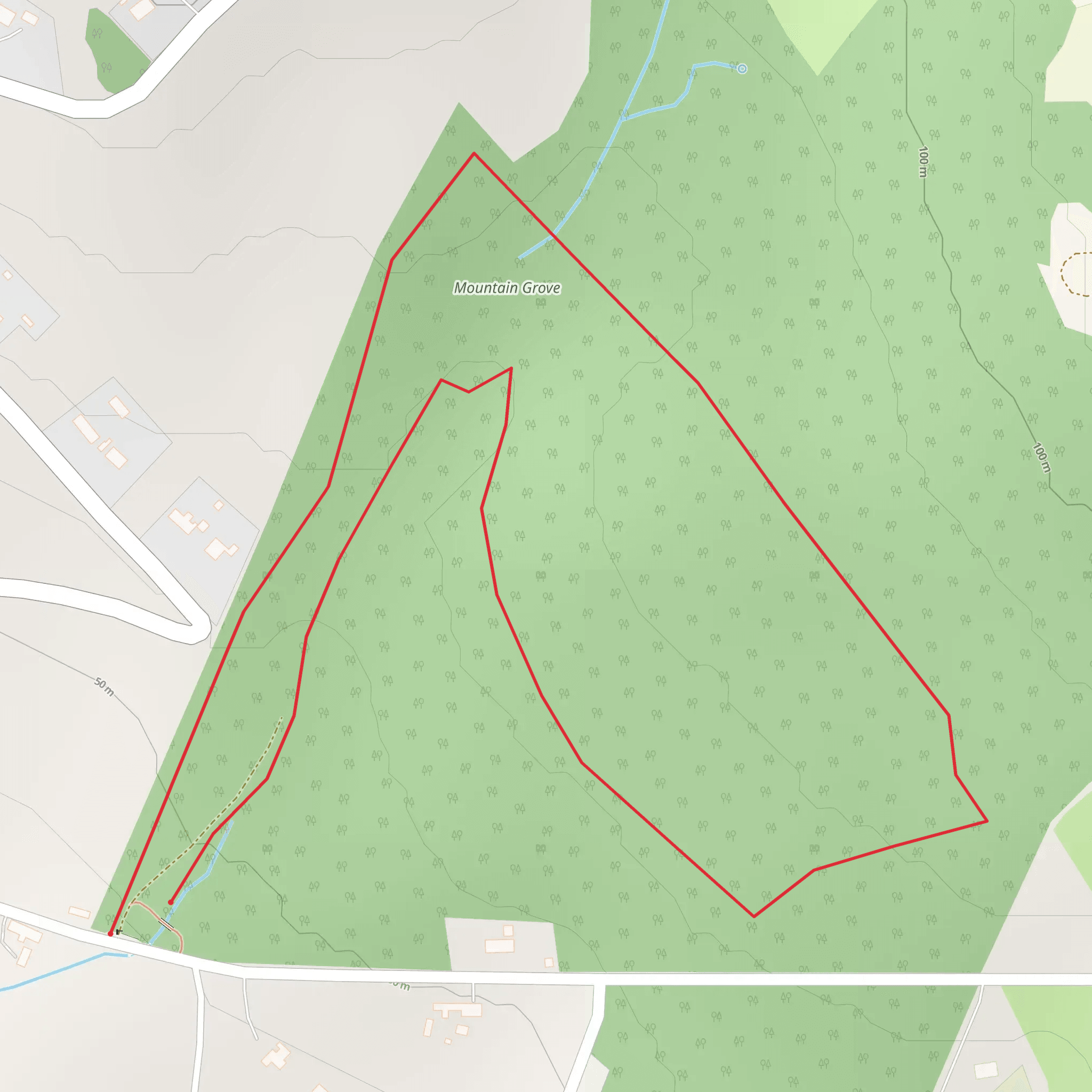 Pilltown - Mountain Grove Loop mobile static map