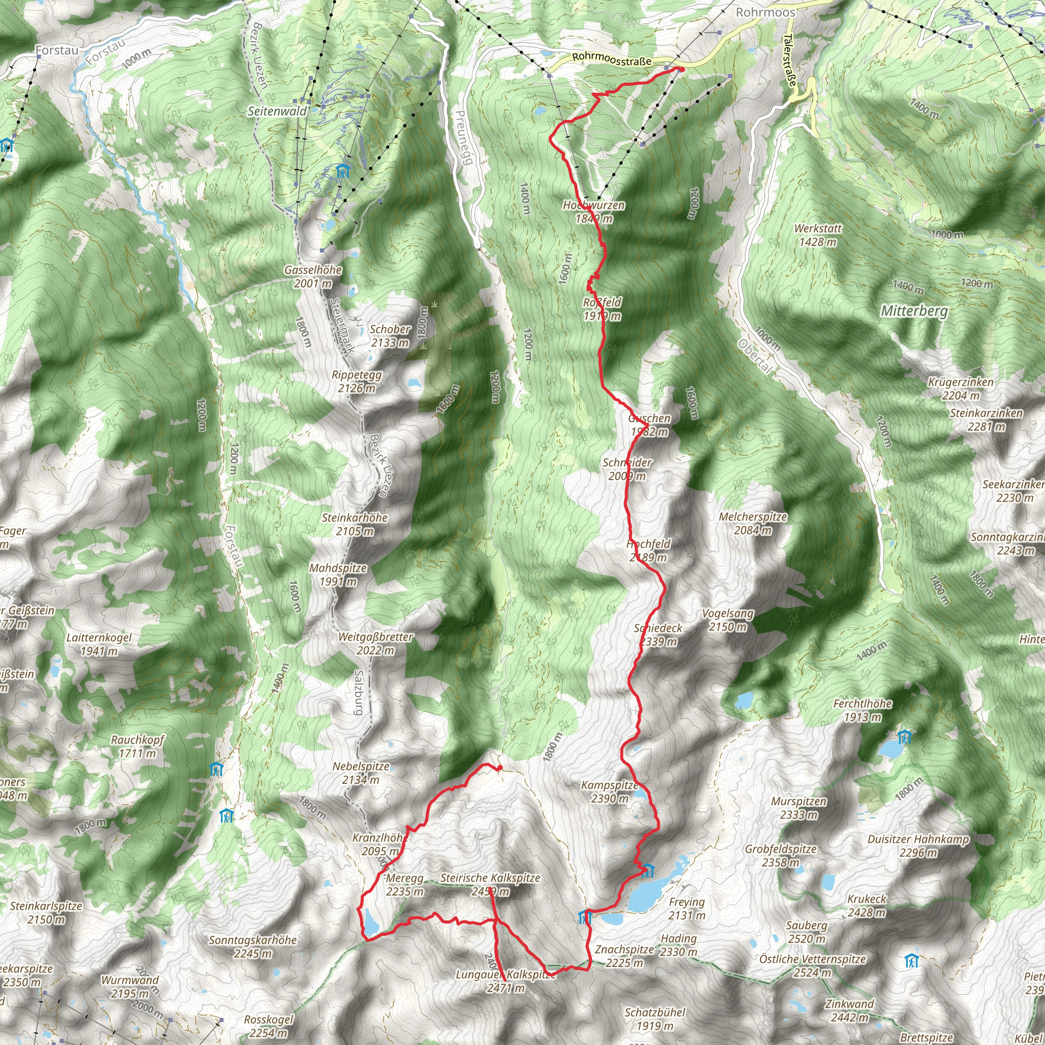 Giglachsee Tour mobile static map