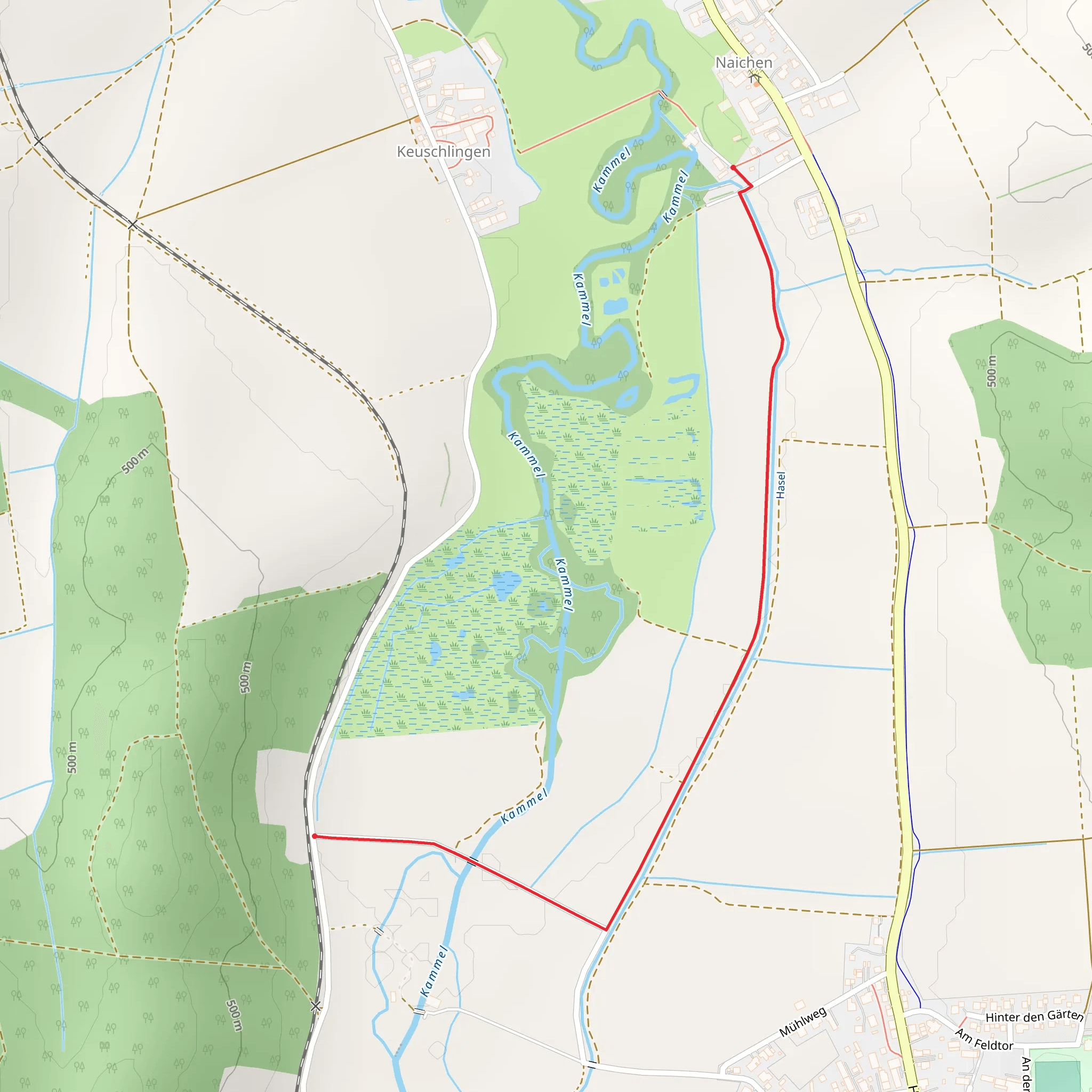 Hasel via Tour 11 mobile static map