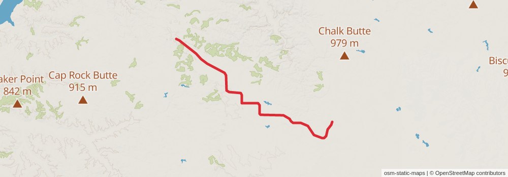 American Perimeter Trail - Rocky Mountains Primary stage 21 Map