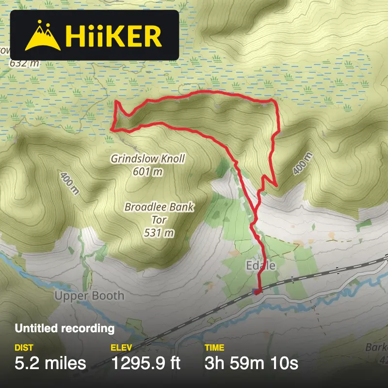 A map preview of the recording Untitled recording.