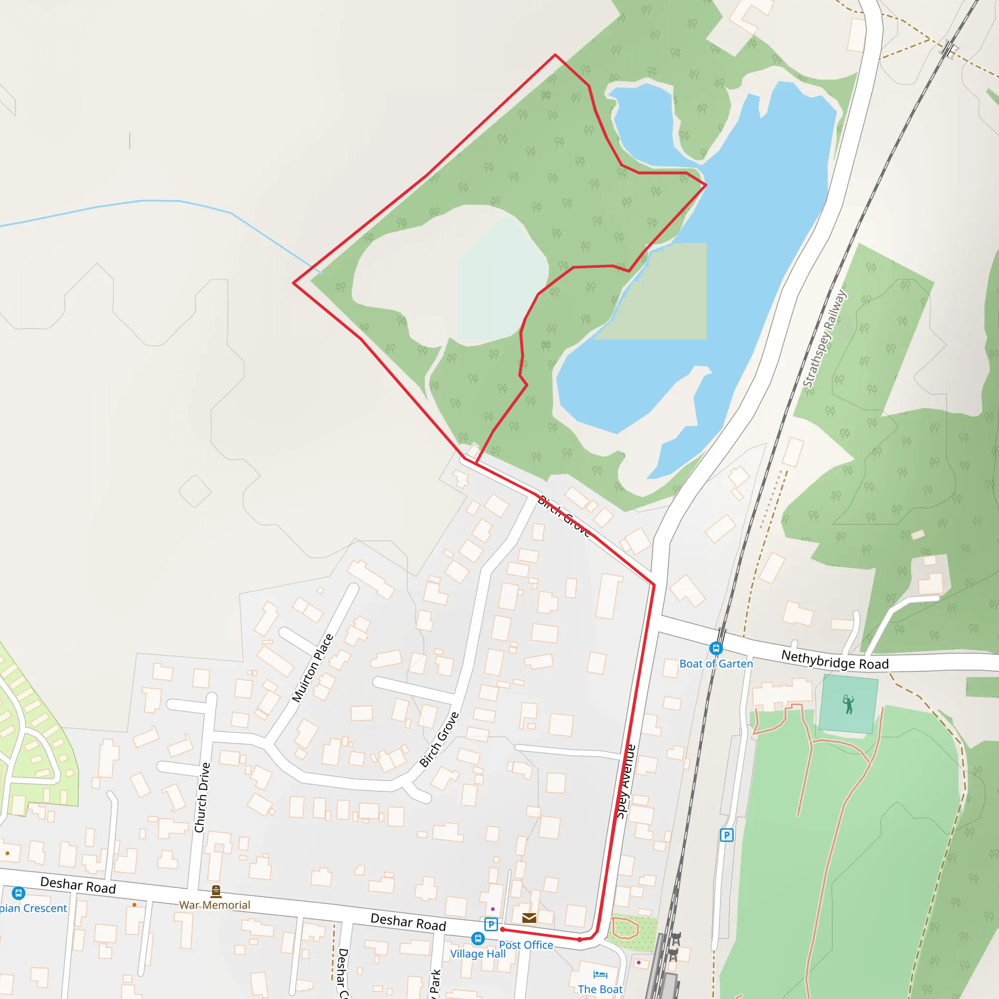 Heron Trail mobile static map