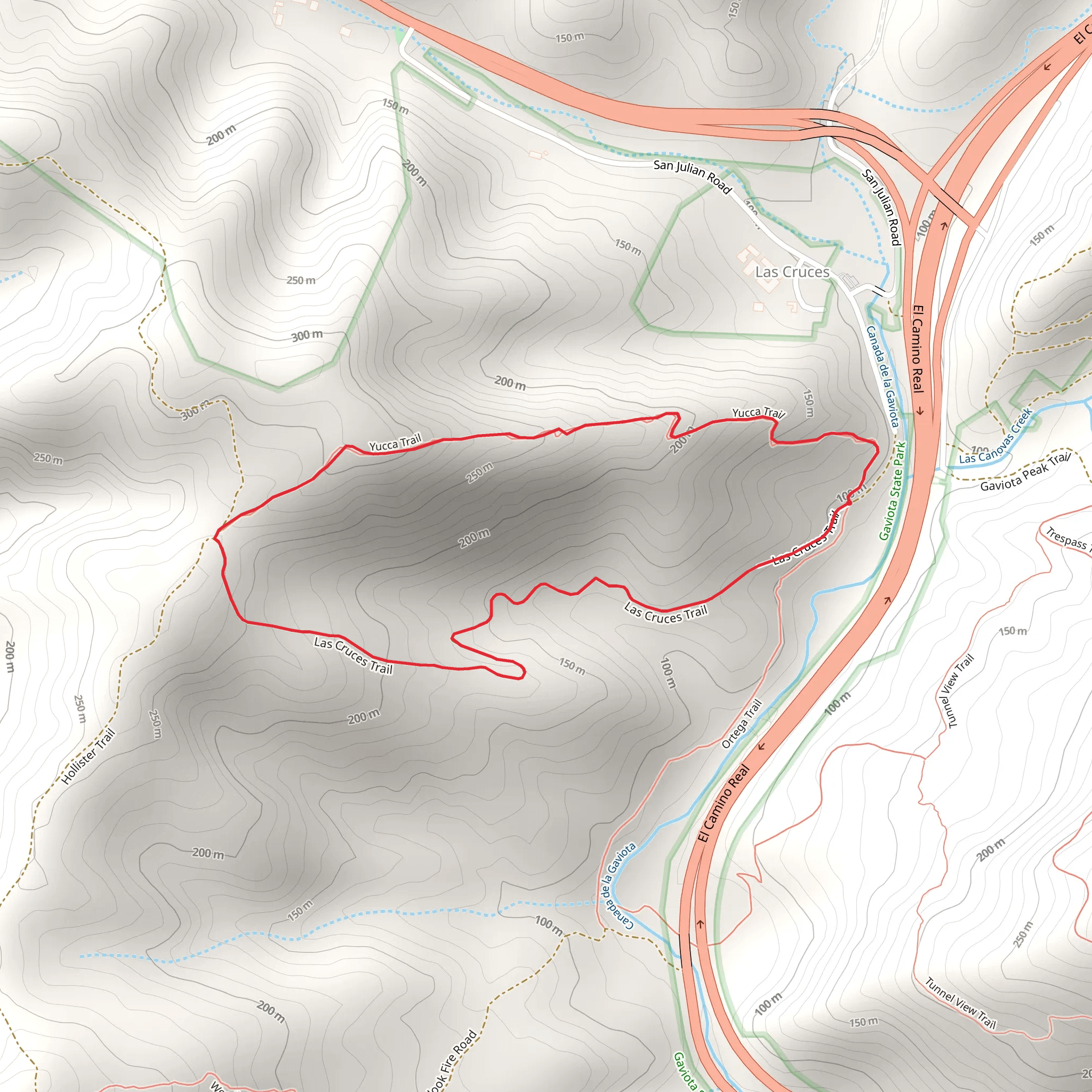 El Camino Real Loop - West mobile static map
