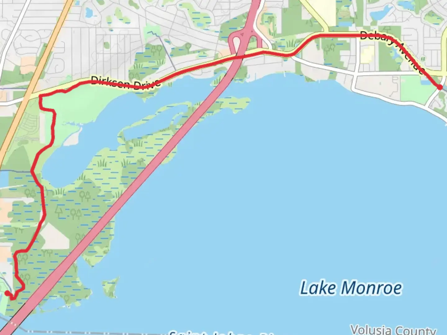 An image depicting the trail Spring-to-Spring Trail and its surrounding area.