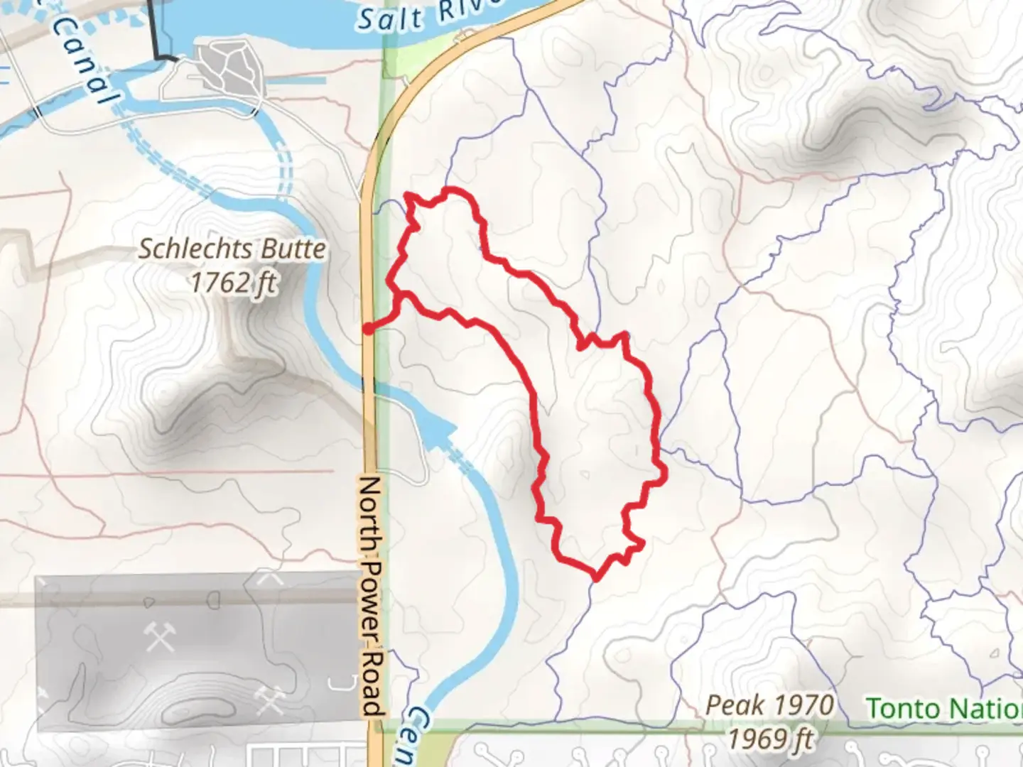 An image depicting the trail Ridge - Hawes Loop Trail and its surrounding area.