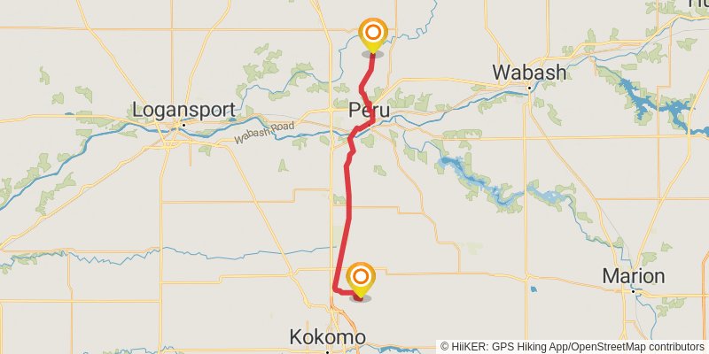 American Discovery Trail - North stage 8 Map