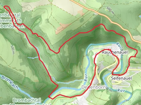 Tiefenbachtal bei Simmerath mit Nebenbächen Loop - Rauchenauel