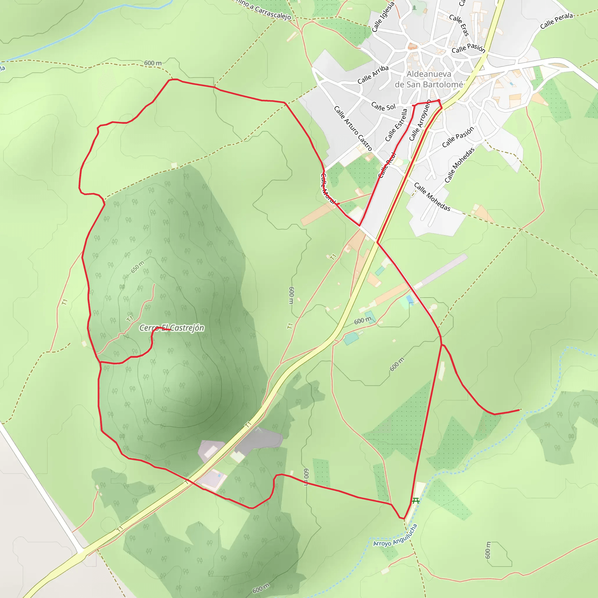 Cerro del Castrejón SL TO 02 mobile static map