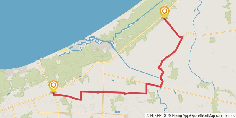 Waterfront Trail alt 5 Map