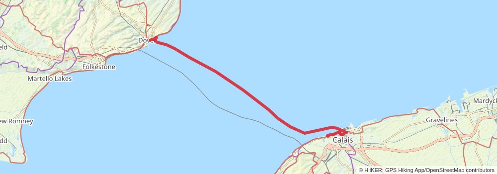 Via Francigena stage 3 Map