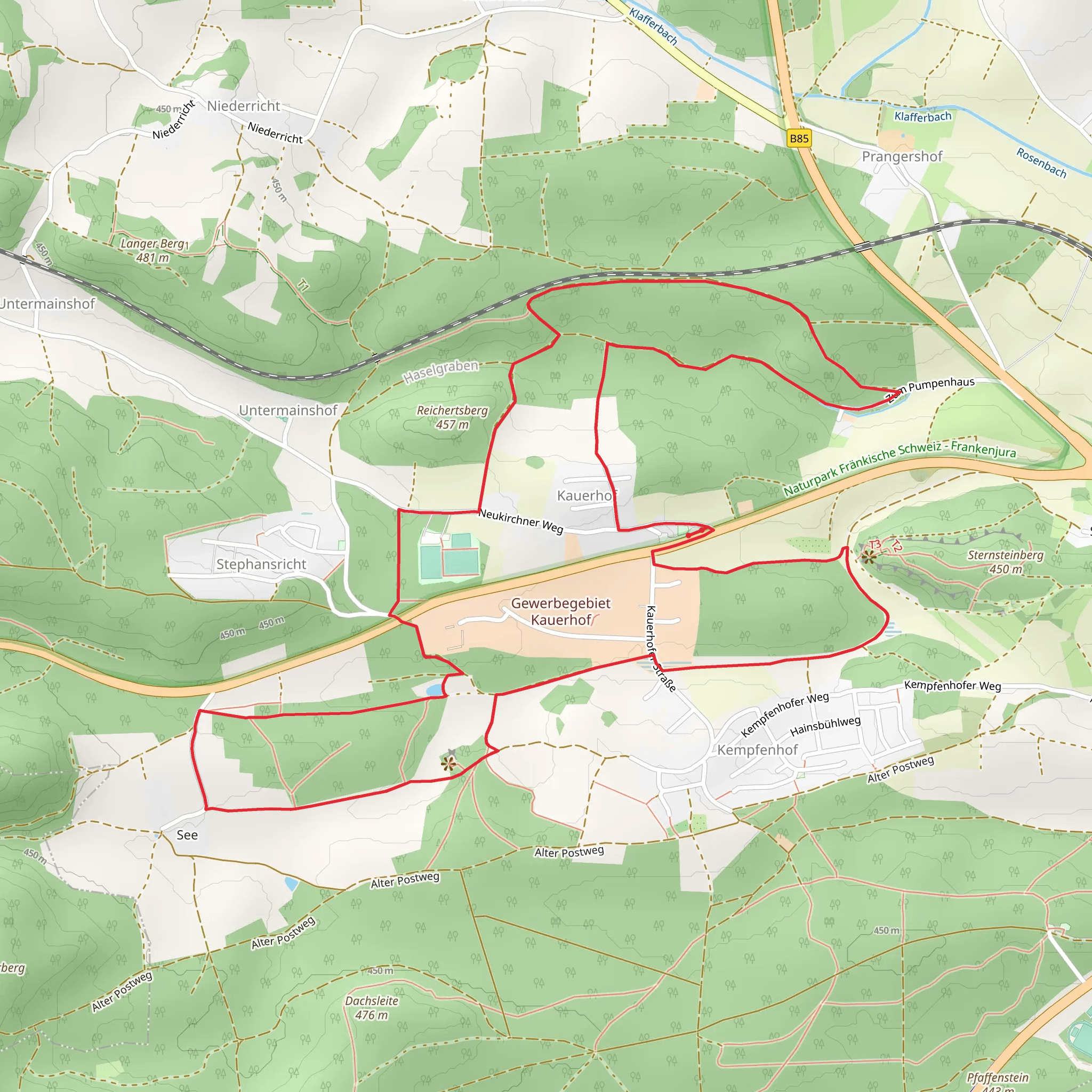 Sulzbach Rosenberg 4 mobile static map