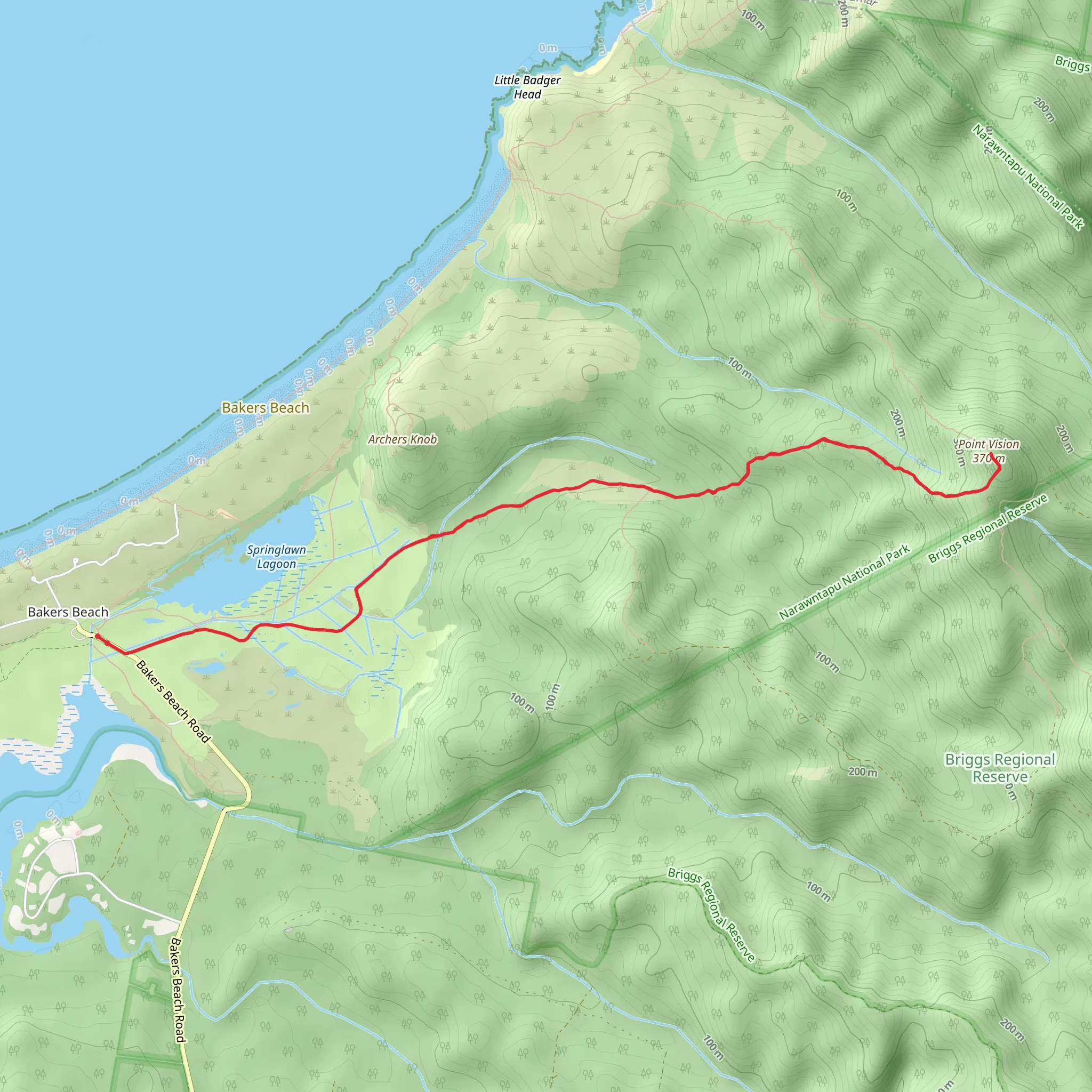Point Vision Track mobile static map