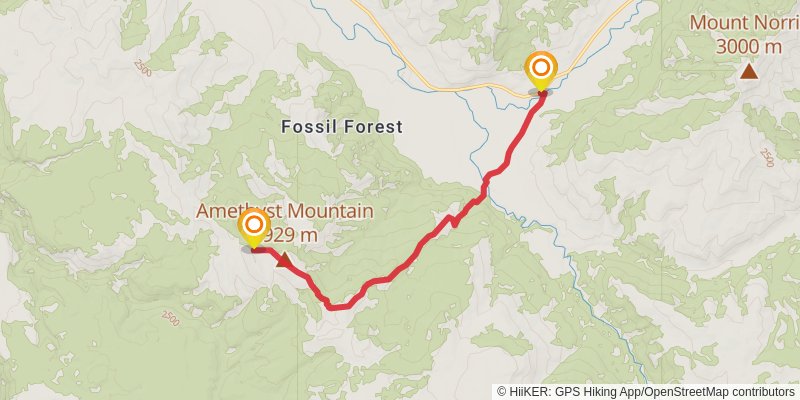 Specimen Ridge Trail stage 2 Map